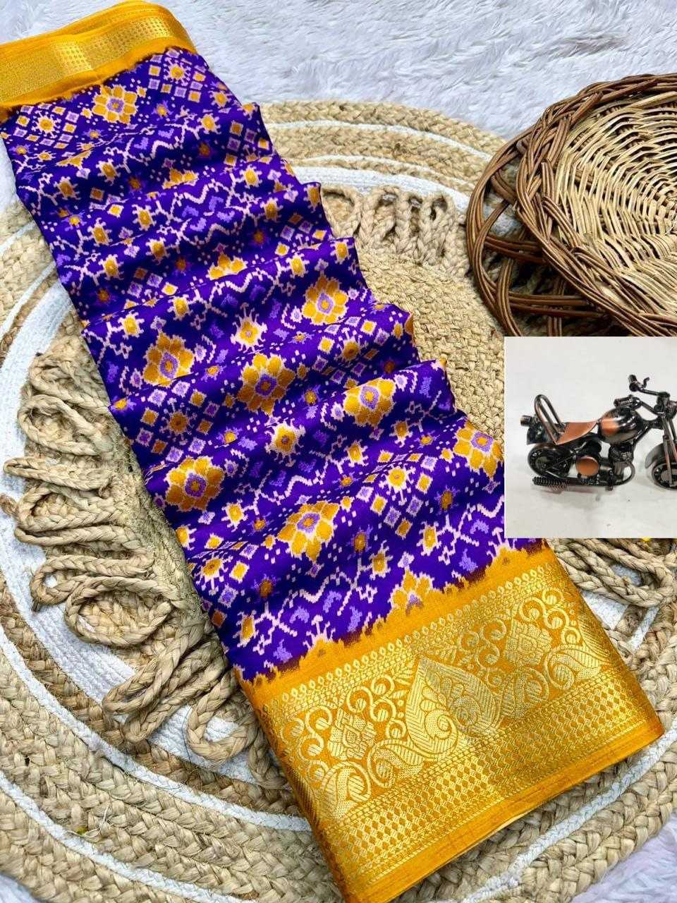 YNF DOLA SILK KESH117 RWC89 SILK SAREES WHOLESALE DOLA SILK ZARI BORDER SILK PATOLA SILK SAREES MANUFACTURER - Deevit International