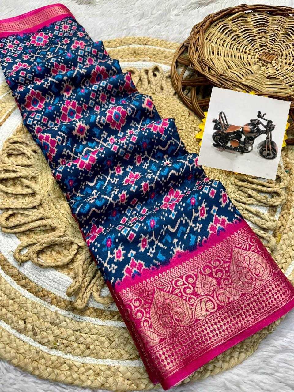 YNF DOLA SILK KESH117 RWC89 SILK SAREES WHOLESALE DOLA SILK ZARI BORDER SILK PATOLA SILK SAREES MANUFACTURER - Deevit International