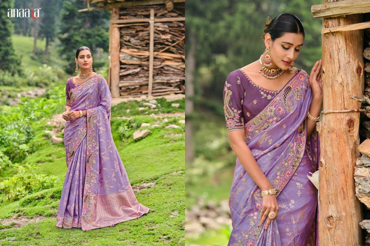 YNF DOLA SILK TATHASTU KESH113 Anaara 6608 CLOTHING BRANDS WHOLESALE SAREES MANUFACTURER  - Deevit International