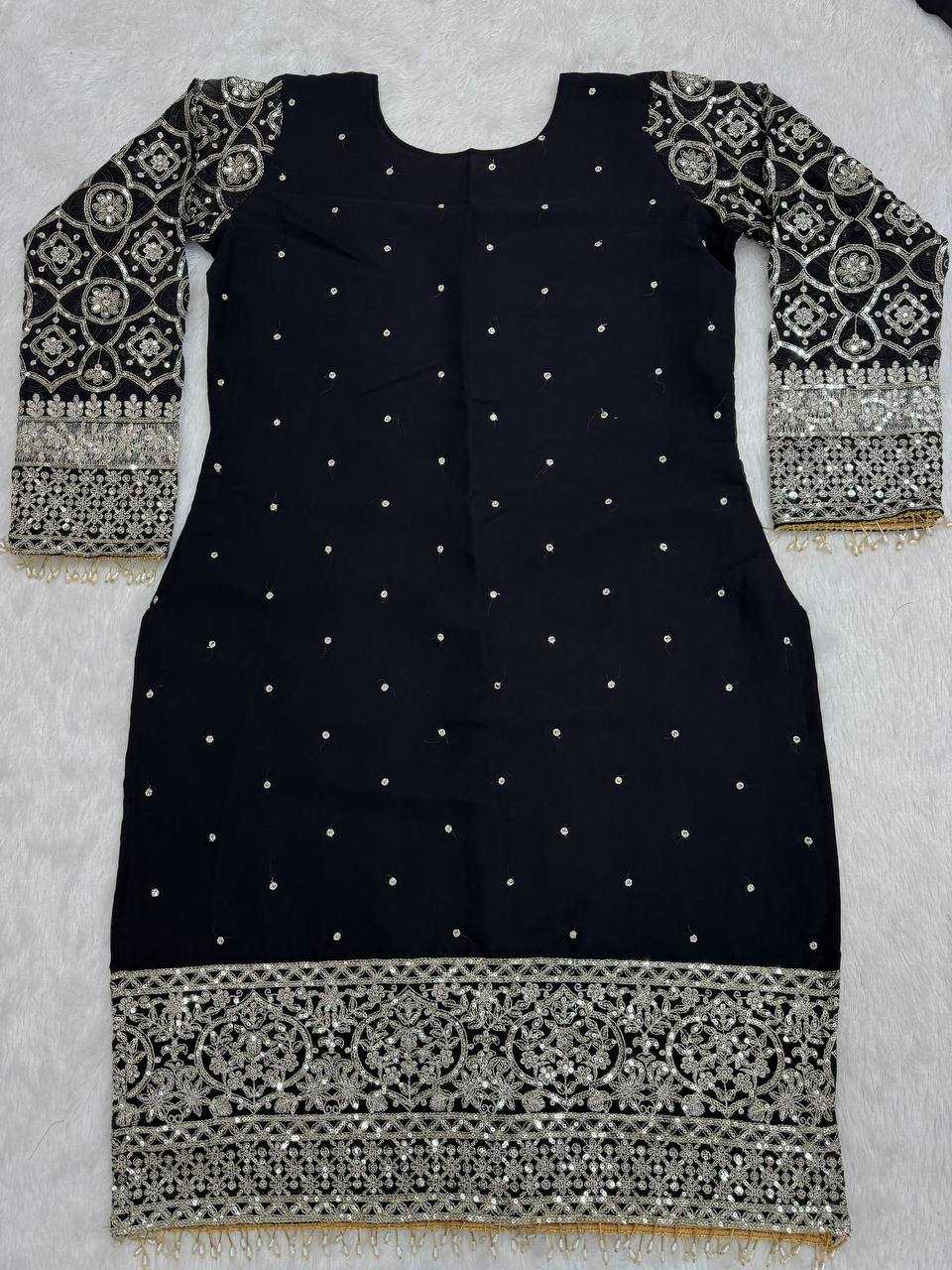 YNF FAUX GEORGETTE RIN169 5782 SUITS & DRESSES WHOLESALE EMBROIDERY PAKISTANI LADIES GEORGETTE SUITS MANUFACTURER - Deevit International