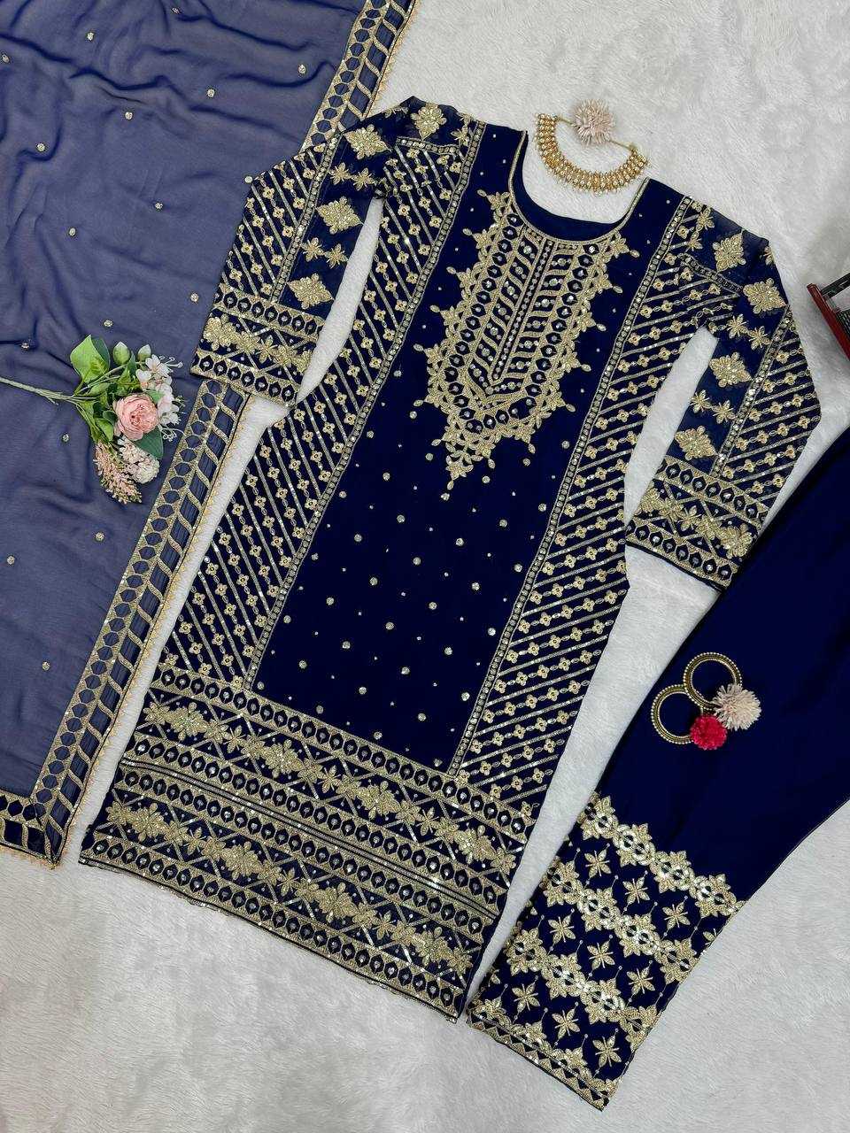 YNF FAUX GEORGETTE RIN169 5785 SUITS & DRESSES WHOLESALE PAKISTANI EMBROIDERY GEORGETTE EID COLLECTIONS SUITS MANUFACTURE - Deevit International