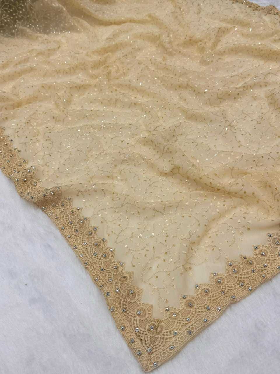 YNF GEORGETTE KESH114 RSRM04 SAREES WHOLESALE TRADITIONAL GEORGETTE PARTY WEAR DESIGNER EMBROIDERED SAREES MANUFACTURER - Deevit International