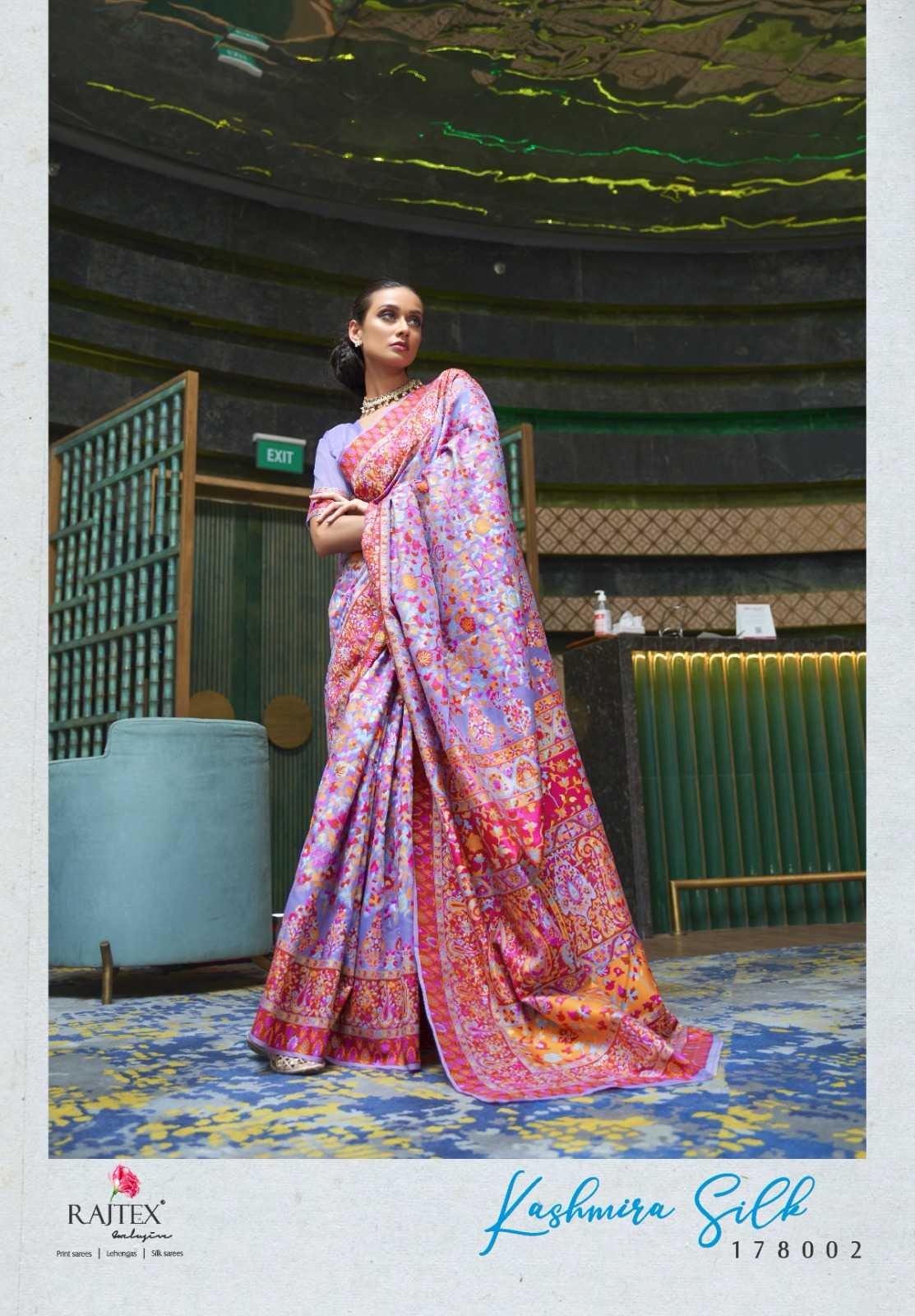 YNF HANDLOOM SILK RAJ TEX KESH235 178000 SERIES CLOTHING BRANDS WHOLESALE SAREES MANUFACTURER - Deevit International