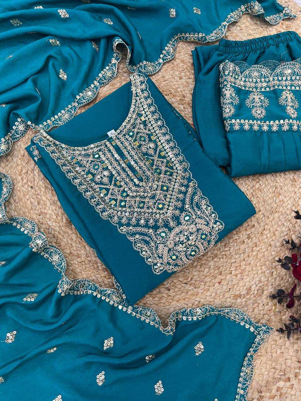 YNF KESH128 5001 SUITS & DRESSES WHOLESALE EMBROIDERY PARTY WEAR LADIES ZARI SUITS MANUFACTURER - Deevit International