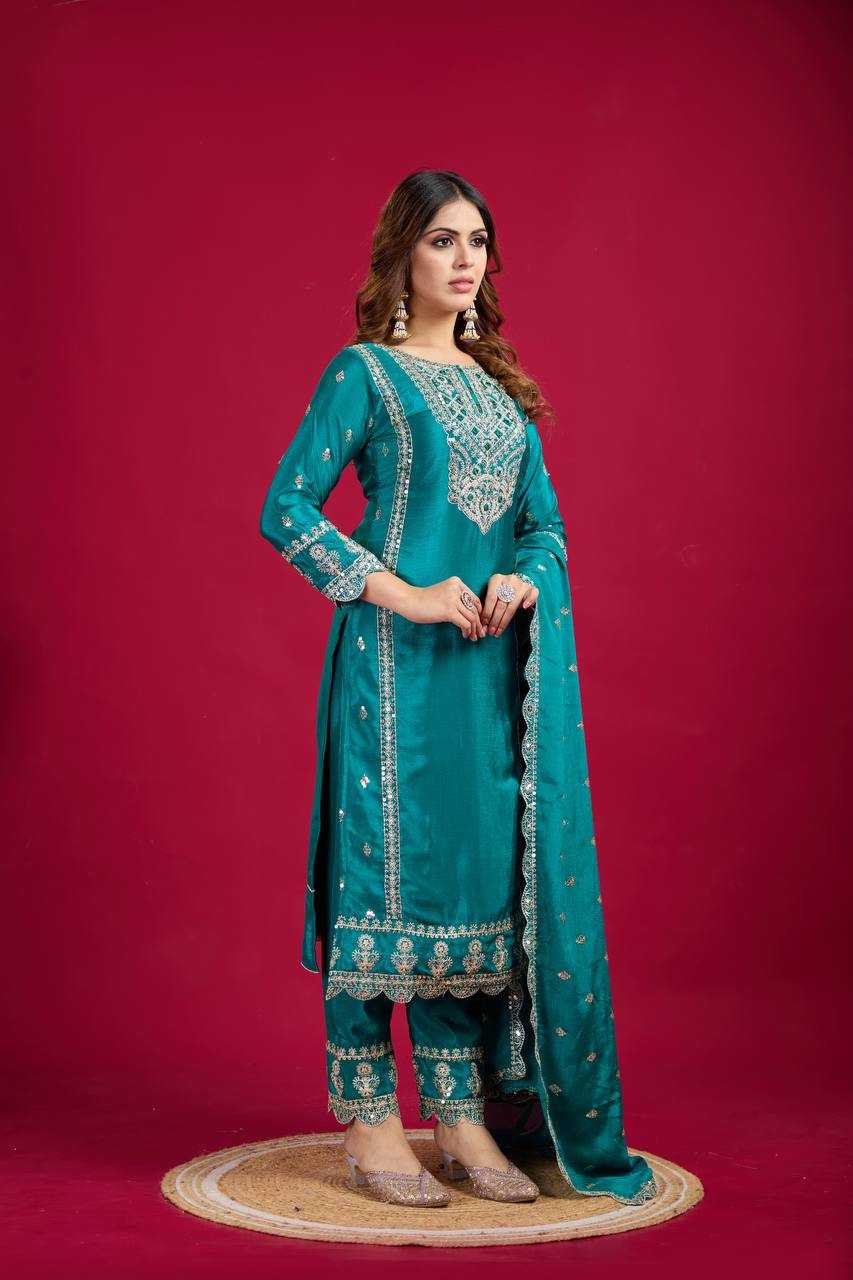 YNF KESH128 5001 SUITS & DRESSES WHOLESALE EMBROIDERY PARTY WEAR LADIES ZARI SUITS MANUFACTURER - Deevit International