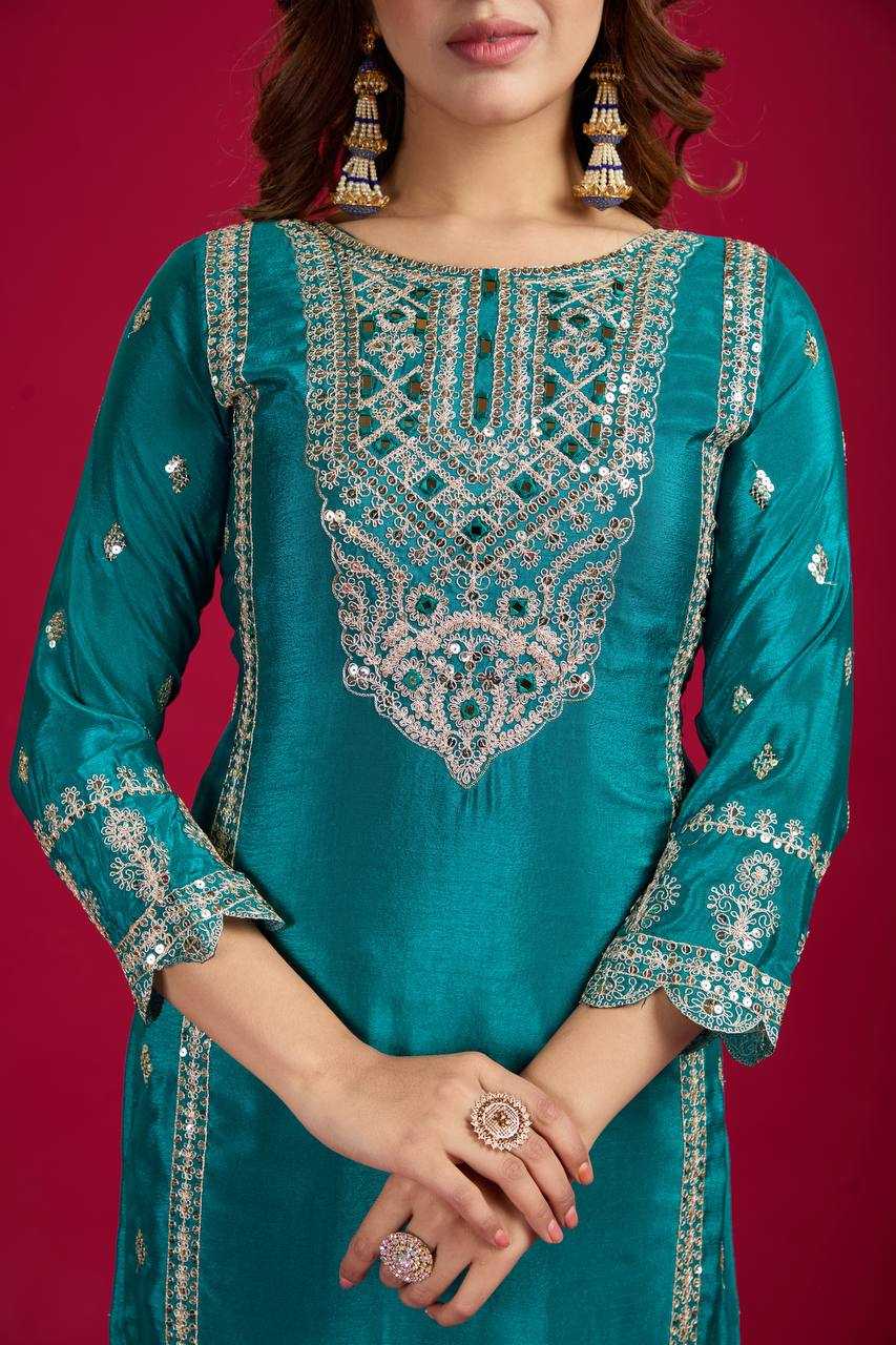 YNF KESH128 5001 SUITS & DRESSES WHOLESALE EMBROIDERY PARTY WEAR LADIES ZARI SUITS MANUFACTURER - Deevit International