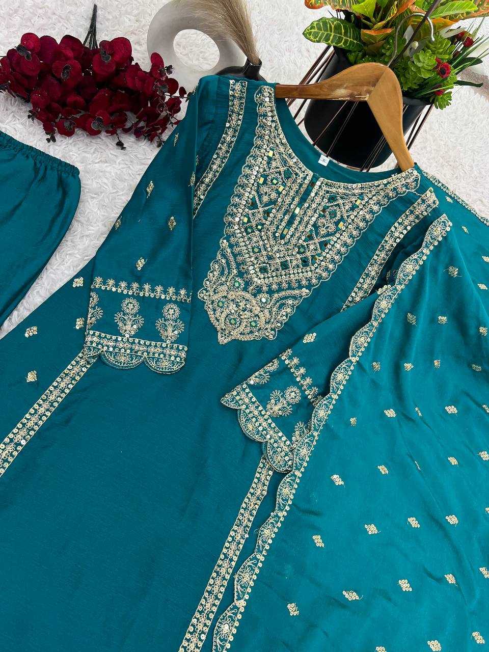 YNF KESH128 5001 SUITS & DRESSES WHOLESALE EMBROIDERY PARTY WEAR LADIES ZARI SUITS MANUFACTURER - Deevit International