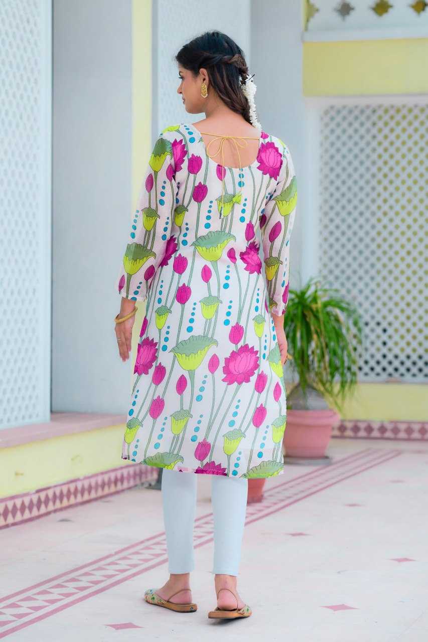 YNF KOTA CHEX KESH243 1035 KURTIS WHOLESALE FESTIVE PRINTED 3/4 SLEEVE KURTIS MANUFACTURER - Deevit International