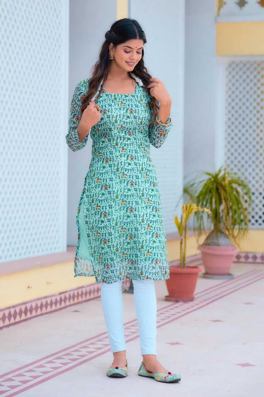 YNF KOTA CHEX KESH243 1036 KURTIS WHOLESALE PRINTED FULL SLEEVE LADIES KURTIS MANUFACTURER - Deevit International