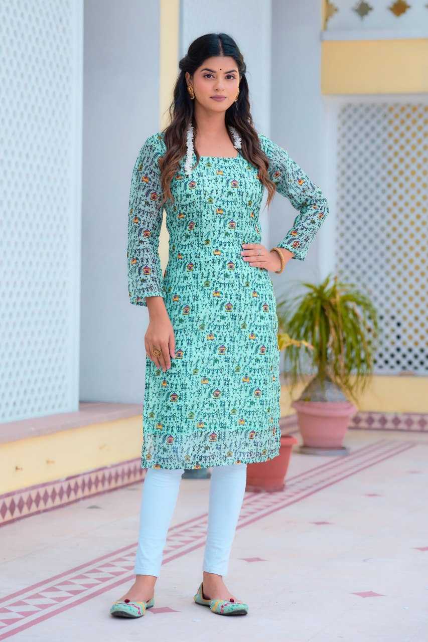 YNF KOTA CHEX KESH243 1036 KURTIS WHOLESALE PRINTED FULL SLEEVE LADIES KURTIS MANUFACTURER - Deevit International