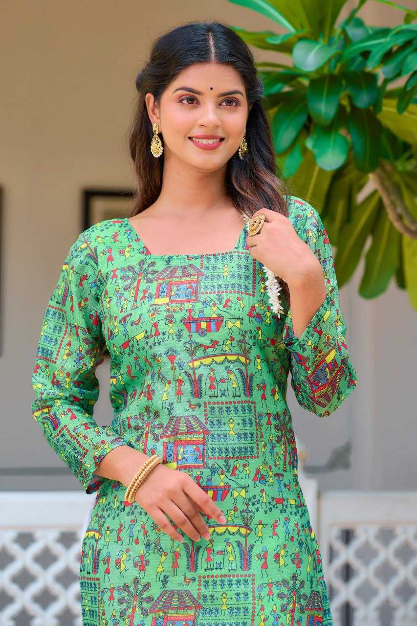 YNF KOTA CHEX KESH243 1038 KURTIS WHOLESALE FESTIVE PRINTED LADIES FULL SLEEVE KURTIS MANUFACTURER - Deevit International