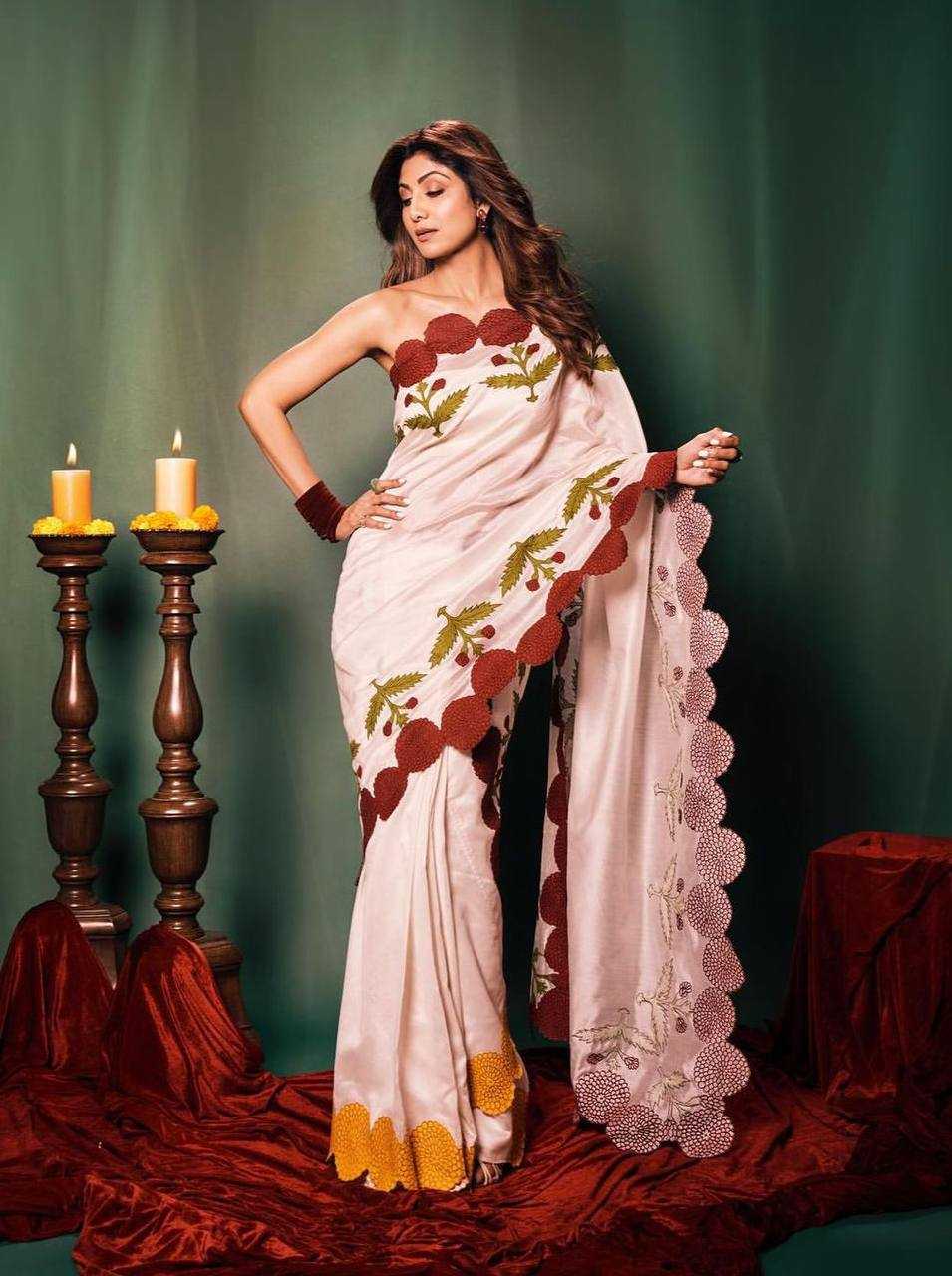 YNF LINEN KESH223 289 SAREES WHOLESALE SHILPA SHETTY SAREE CUT WORK COTTON PRINTED LINEN SAREES MANUFACTURER - Deevit International