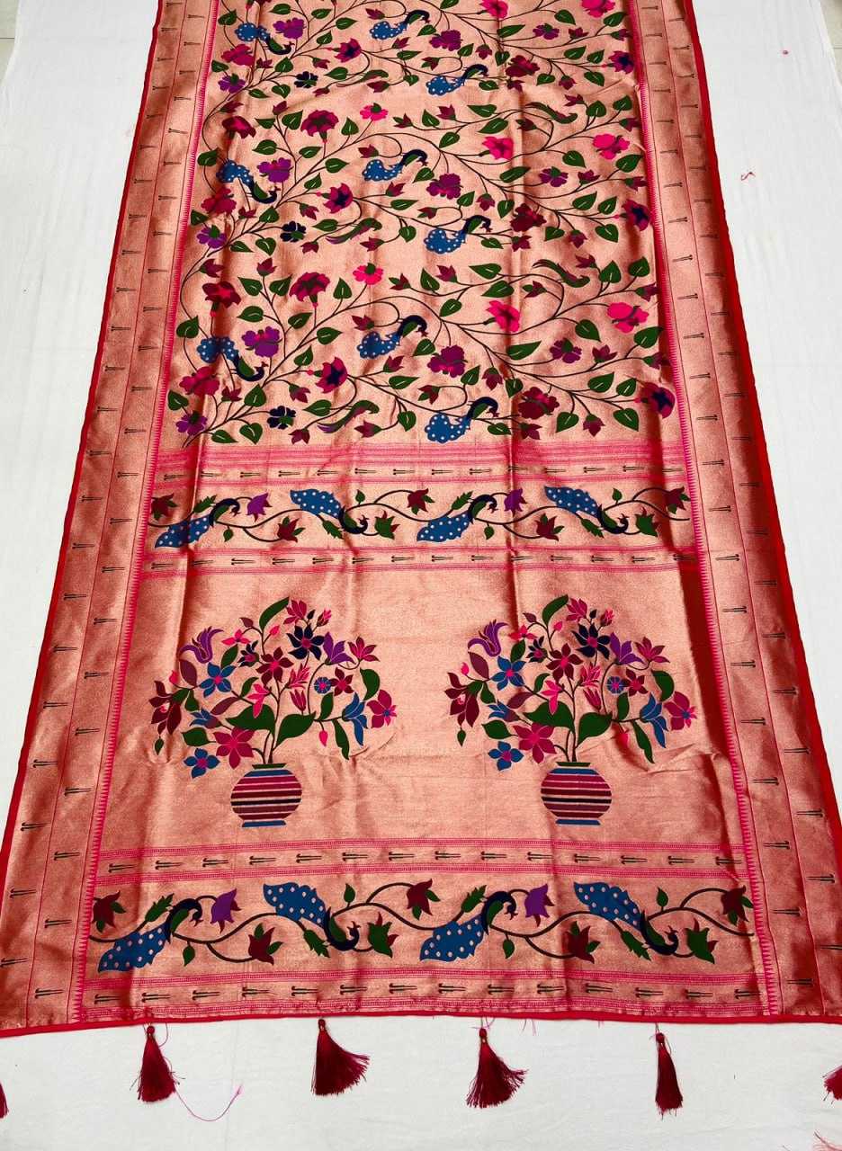 YNF PAITHANI SILK KESH190  Pamela -2 SAREES WHOLESALE FESTIVEL PAITHANI SOFT SILK SAREES MANUFACTURER - Deevit International