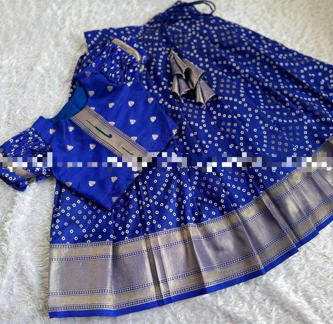 YNF PAITHANI SILK RIN192 8060 KIDS WEAR WHOLESALE KIDS LEHENGA KIDS TRADITIONAL OUTFITS KIDS LEHENGA CHOLI KIDS FESTIVE WEAR KIDS WEDDING OUTFITS MANUFACTURER - Deevit International