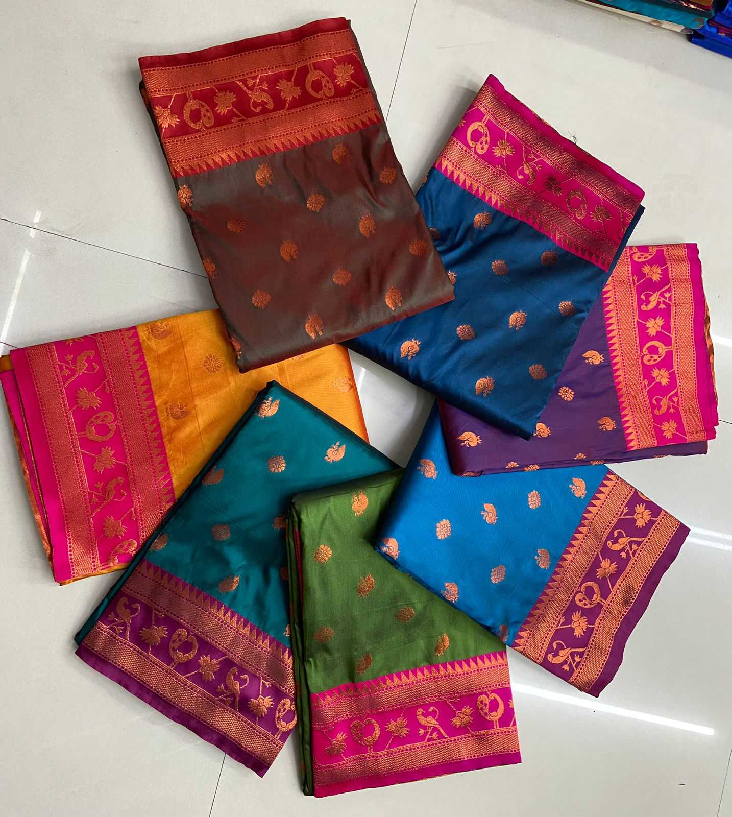 YNF PURE SILK RIN109 RBC49 SAREES WHOLESALE FESTIVEL PURE SOFT SILK SAREE BORDER SAREE MANUFACTURER - Deevit International