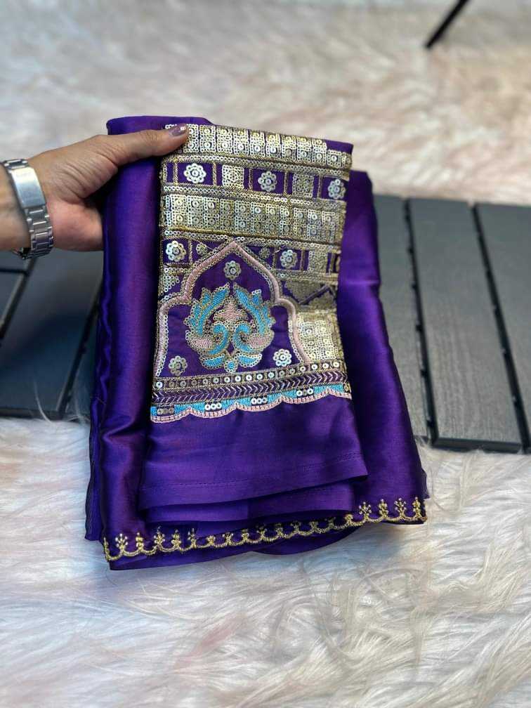 YNF RANGOLI SILK KESH195 RAN GOLI SEQUENCE SAREES WHOLESALE CUT WORK SILK ZARI SAREES MANUFACTURER - Deevit International