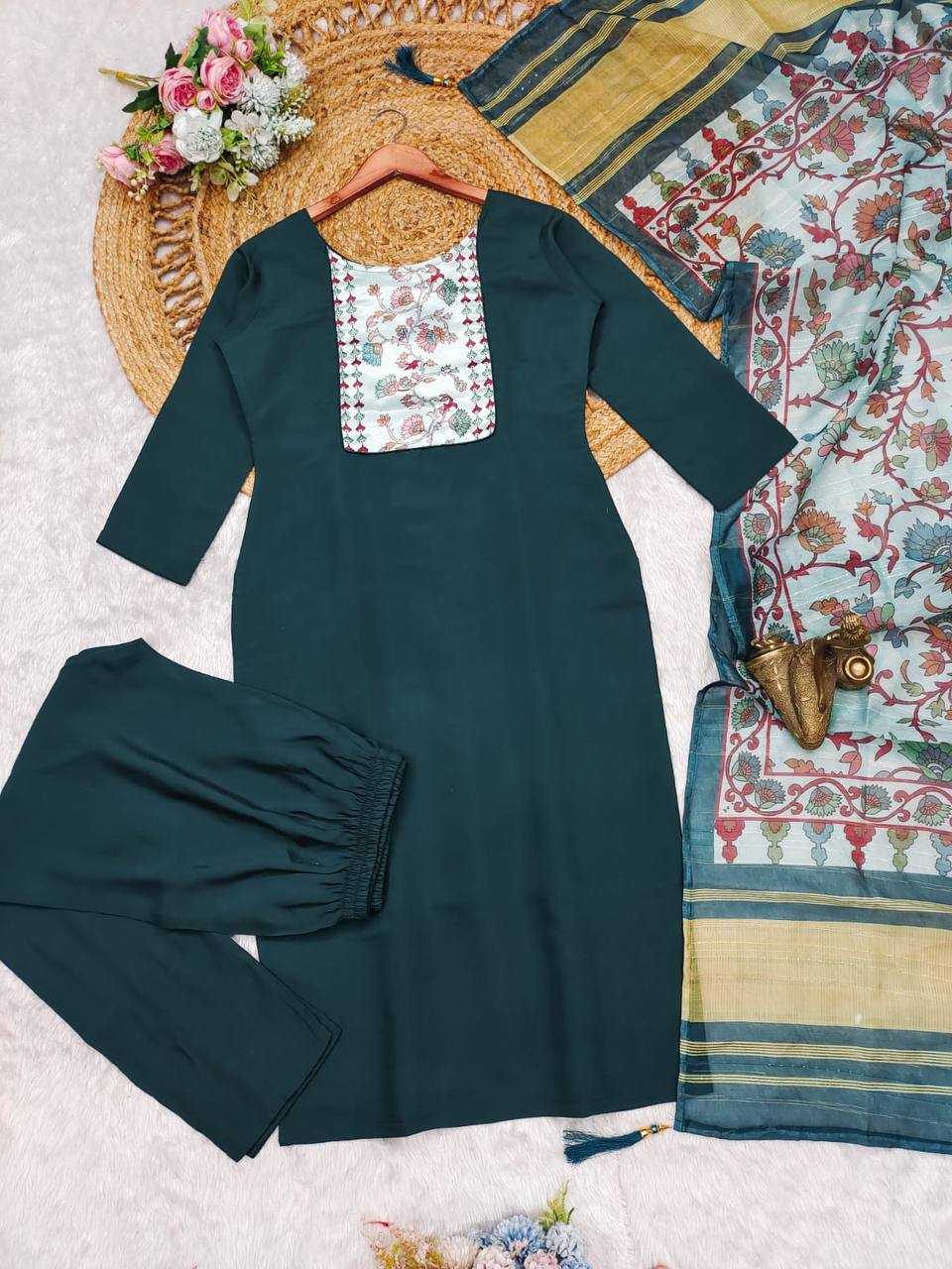 YNF ROMAN SILK KESH211 LDY114 SUITS & DRESSES WHOLESALE LADIES SILK CHANDERI LONG KURTI SUITS MANUFACTURE - Deevit International