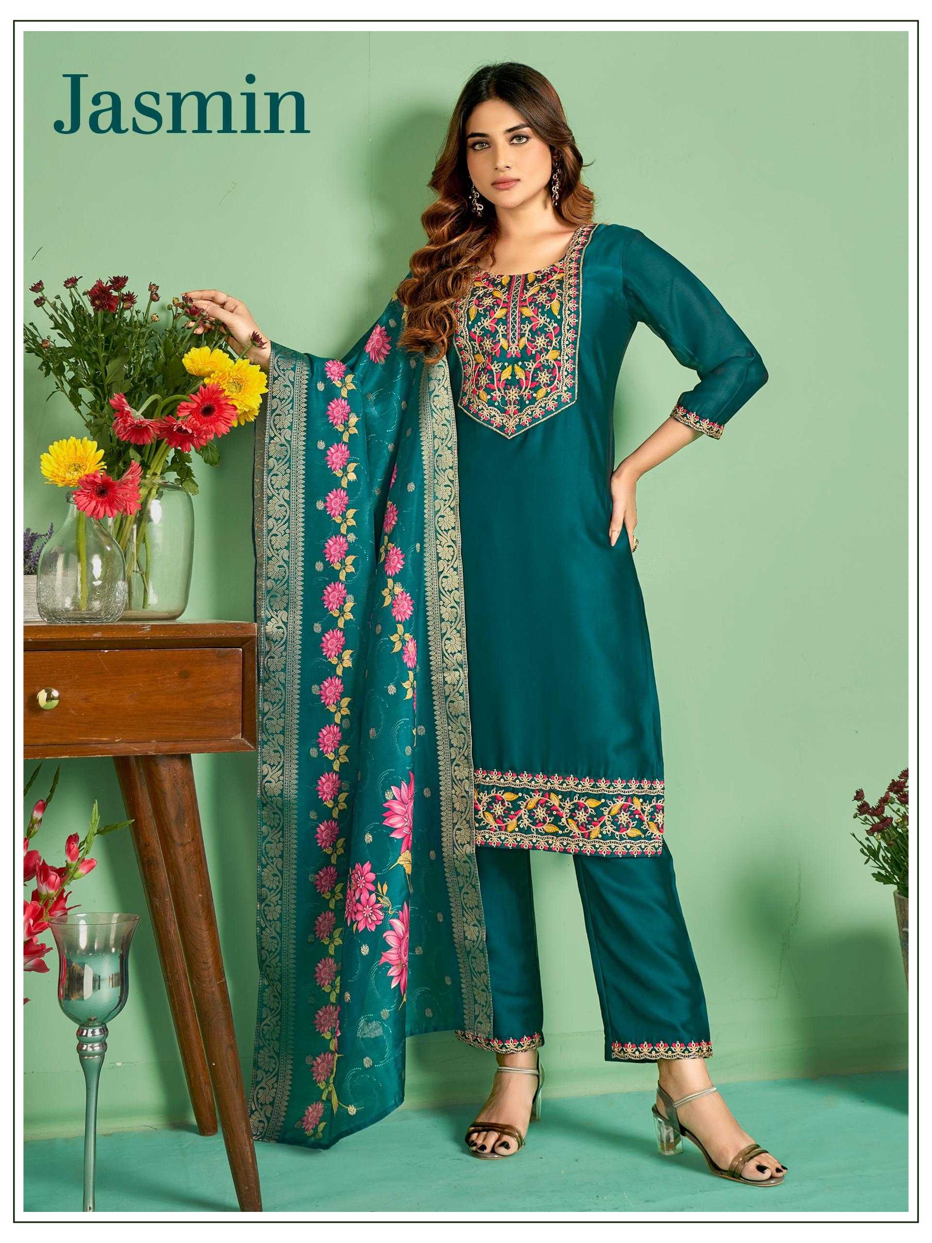 YNF SILK JASMIN KESH234 DSF05 CLOTHING BRANDS WHOLESALE SUIT MANUFACTURER - Deevit International