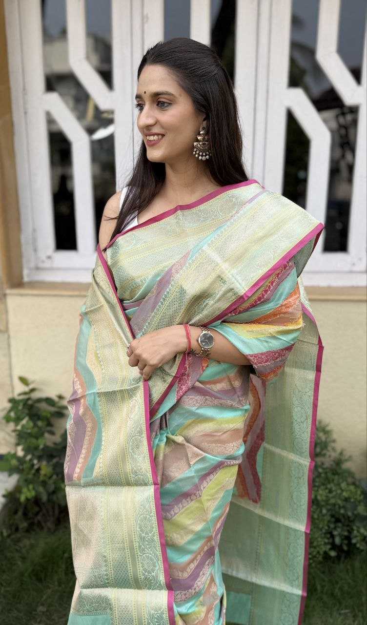 YNF SILK KESH117 RWC49 SAREES WHOLESALE SILK ZARI BORDER LEHERIYA WEDDING OUTFITS SAREES MANUFACTURER - Deevit International