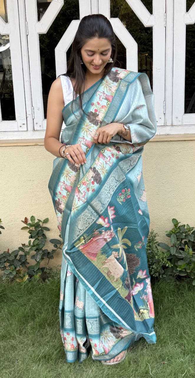 YNF SILK KESH117 RWC64 SAREES WHOLESALE PRINTED JACQUARD SILK SAREES MANUFACTURER - Deevit International