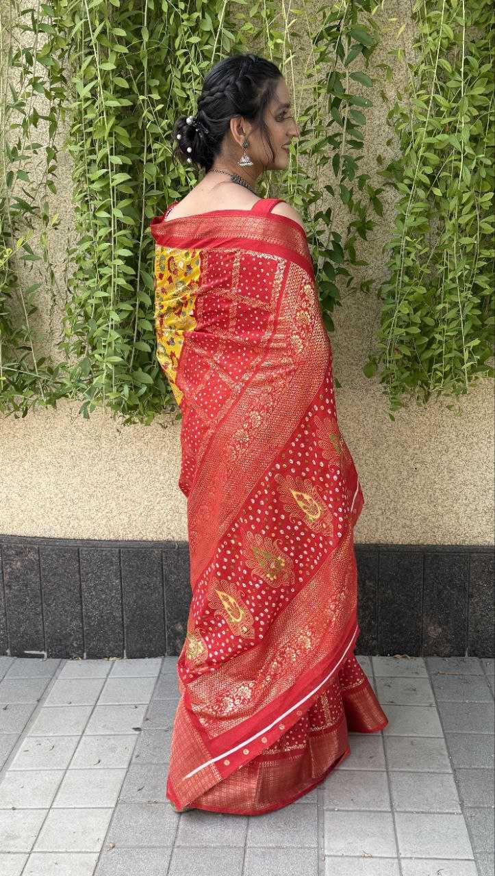 YNF SILK KESH117 RWC77 SAREES WHOLESALE YELLOW JACQUARD SILK PRINTED SAREES MANUFACTURER - Deevit International