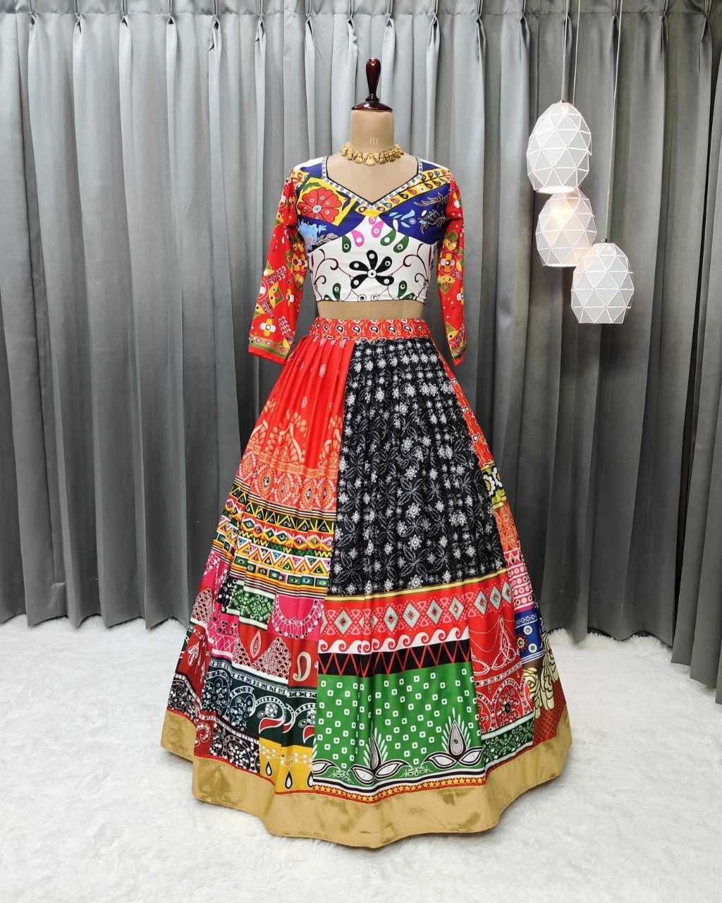 YNF SOFT BUTTER SILK KESH196 1467 LEHENGAS WHOLESALE SILK TRADITIONAL PRINTED LEHENGAS MANUFACTURER - Deevit International