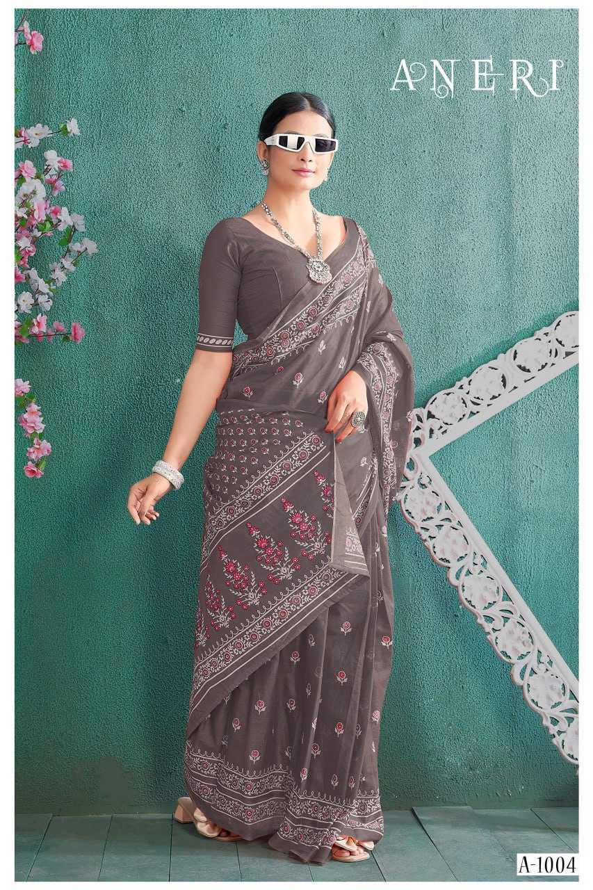 YNF SOFT COTTON ANERI KESH244  A N E R I CLOTHING BRANDS WHOLESALE SAREES MANUFACTURER - Deevit International