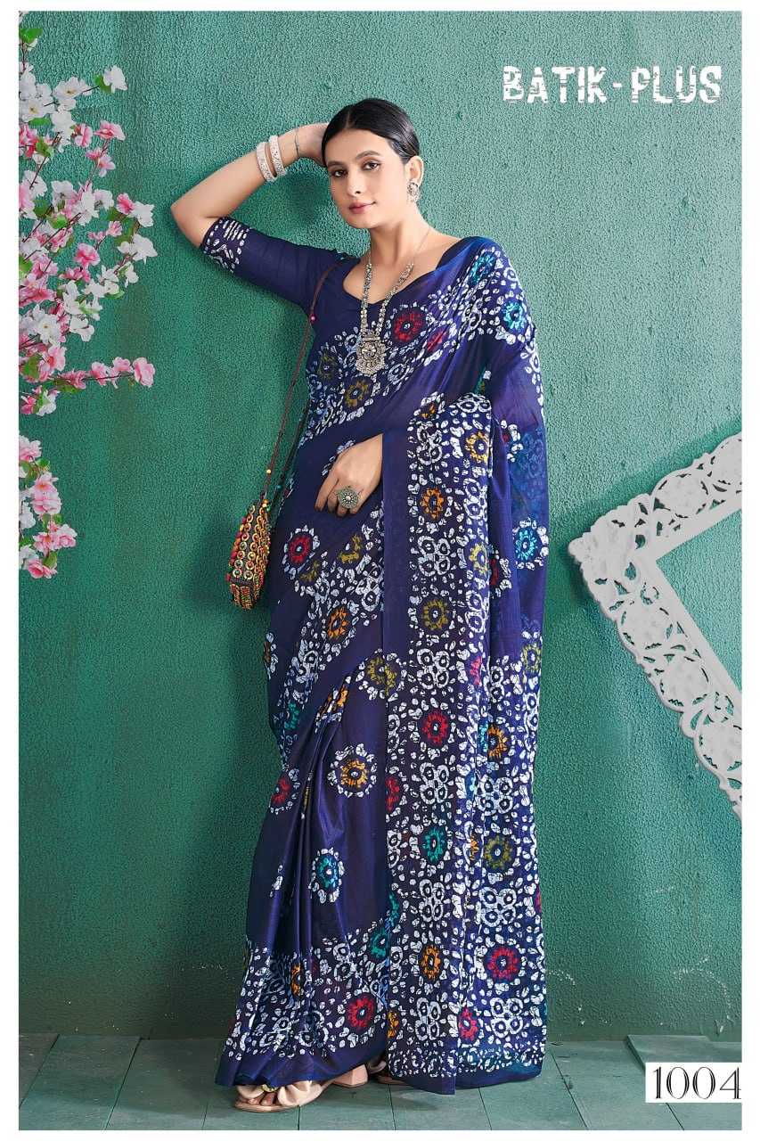 YNF SOFT COTTON BATIK-PLUS KESH244  B A T I K - P L U S CLOTHING BRANDS WHOLESALE SAREES MANUFACTURER - Deevit International