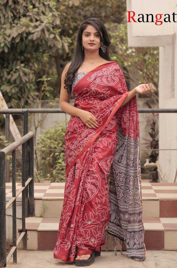 YNF SOFT COTTON RANGAT KESH244  Rangt CLOTHING BRANDS WHOLESALE SAREES MANUFACTURER - Deevit International