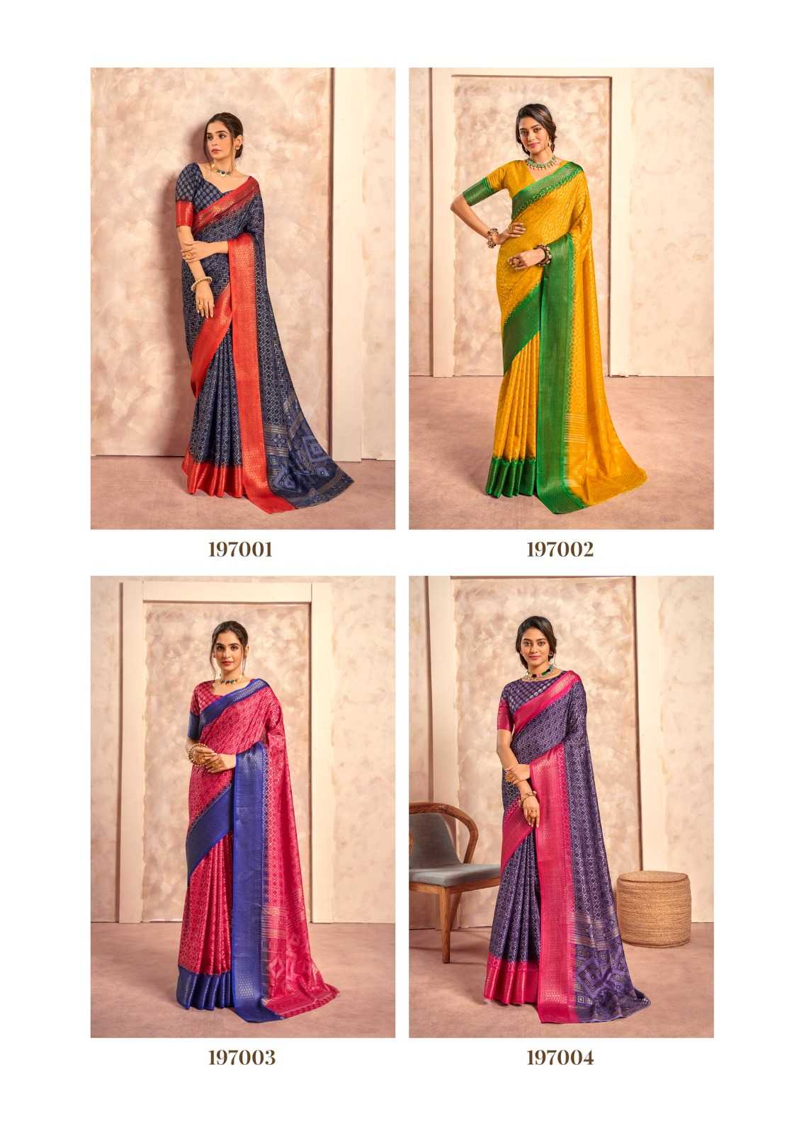 YNF SOFT DOLA RAJPTH RIN195 Cello Silk CLOTHING BRANDS WHOLESALE SAREES MANUFACTURER - Deevit International