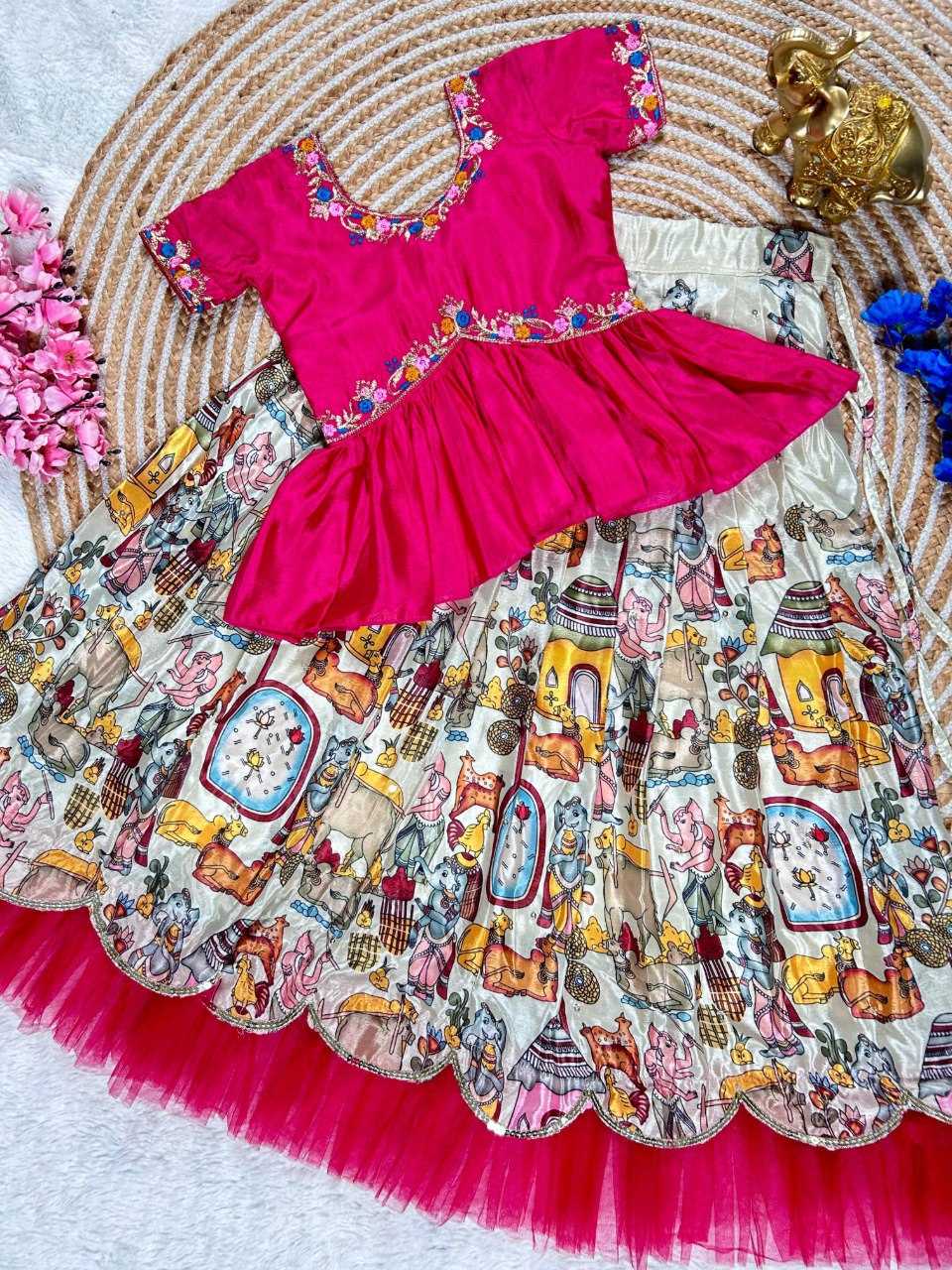 YNF SOFT SILK KIDS WEAR KESH109 RRK103 WHOLESALE KIDS LEHENGA TRADITIONAL ETHNIC LEHENGA CHOLI KIDS FESTIVE BABY GIRL LEHANGA MANUFACTURER - Deevit International