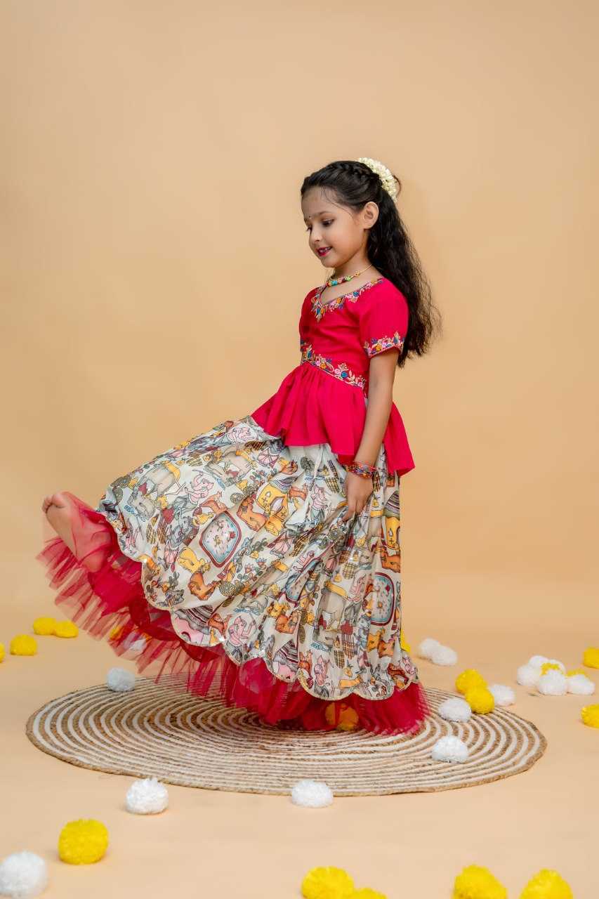 YNF SOFT SILK KIDS WEAR KESH109 RRK103 WHOLESALE KIDS LEHENGA TRADITIONAL ETHNIC LEHENGA CHOLI KIDS FESTIVE BABY GIRL LEHANGA MANUFACTURER - Deevit International