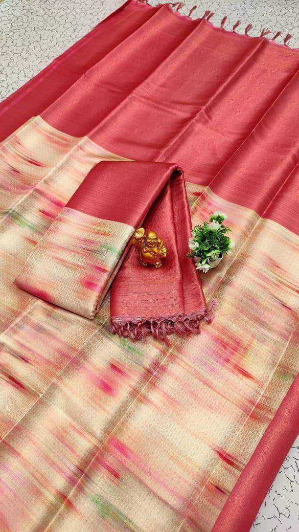 YNF SOFT SILK RIN165 RRI11 SILK SAREES WHOLESALE SOFT SILK PATTU SILK ZARI BORDER PRINTED SILK SAREES MANUFACTURER - Deevit International