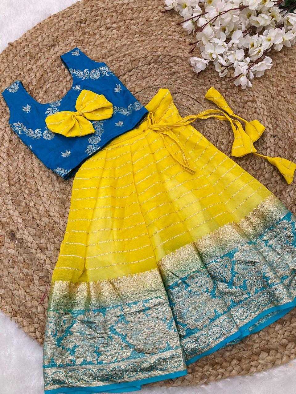 YNF VISCOSE RIN192 8051 KIDS WEAR WHOLESALE KIDS LEHENGA TRADITIONAL OUTFITS KIDS LEHENGA FESTIVE WEAR KIDS WEDDING OUTFITS MANUFACTURER - Deevit International