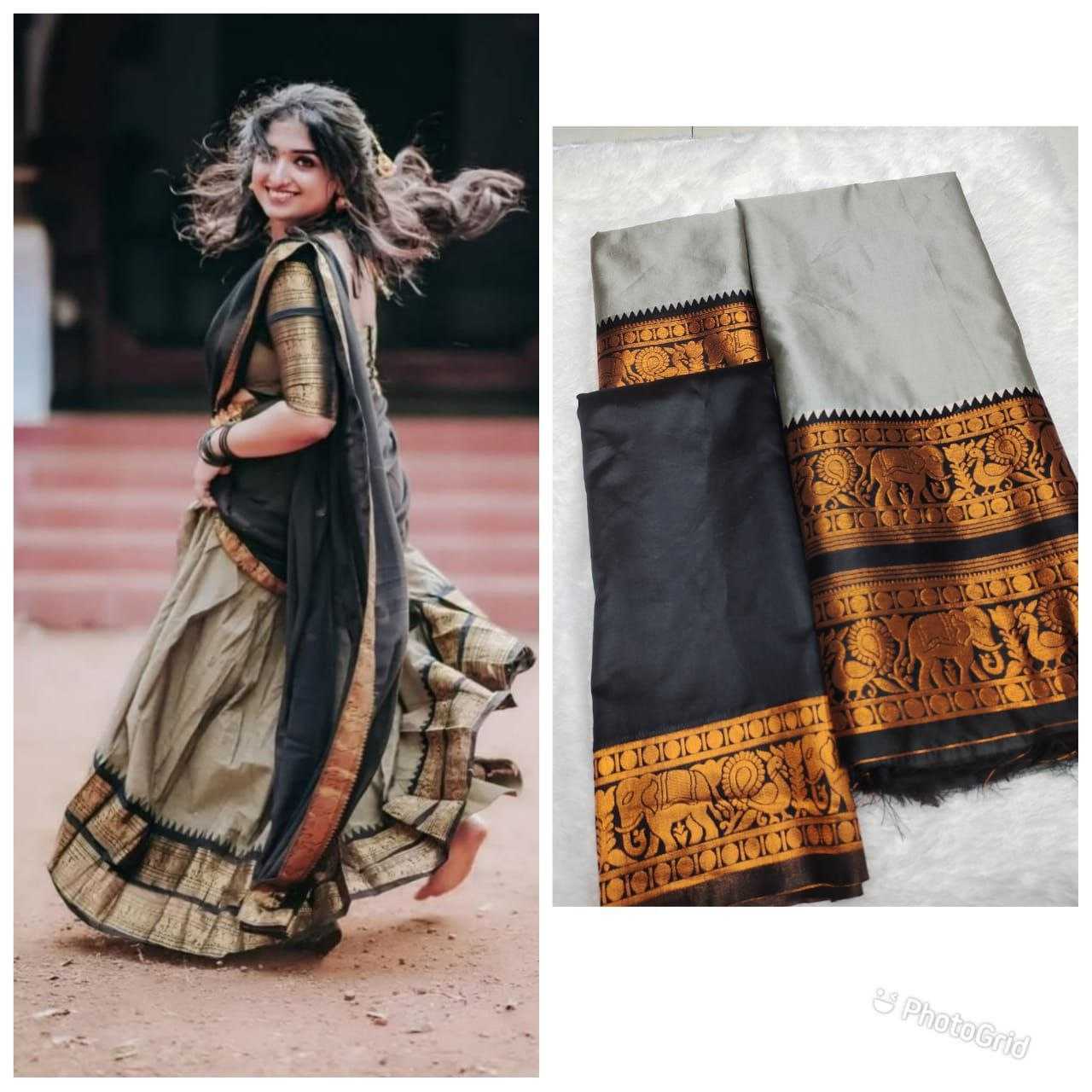 YNF ZARI SILK RIN161 RPVR20 LEHENGAS WHOLESALE SILK ZARI WORK RUFFLE LEHENGAS WITH BLOUSE AND DUPATTA MANUFACTURER - Deevit International