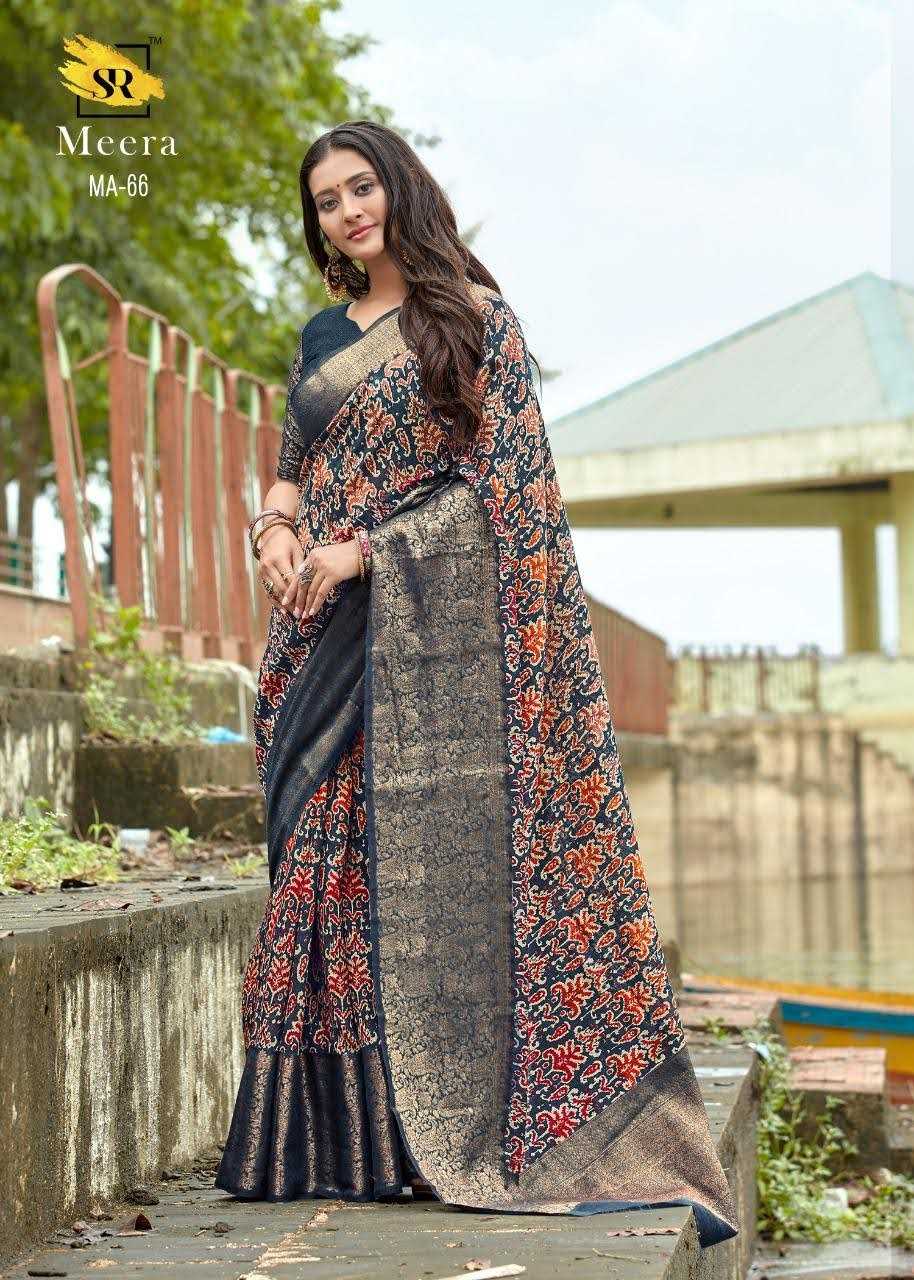 YNF CHANDERI SILK SILK KRESHVA KESH235 Meera CLOTHING BRANDS WHOLESALE SAREE MANUFACTURER - Deevit International